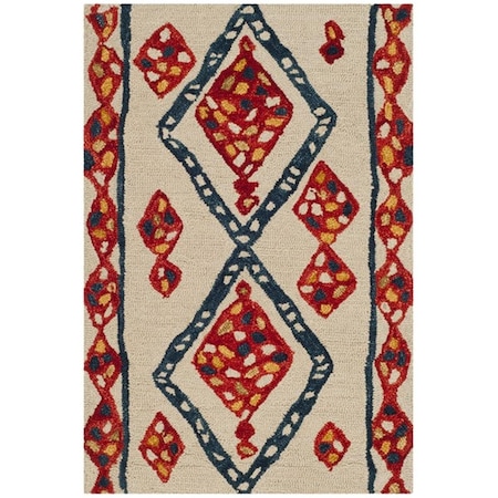 Safavieh 2 x 3 ft. Aspen Hand Tufted Accent Area Rug Ivory & Multi APN702A-2